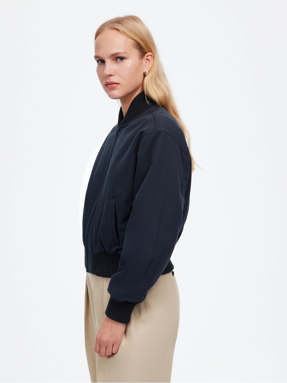 Madewell Classic Bomber Jacket - Picture 2 of 6